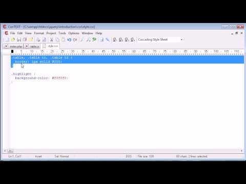 jQuery Tutorial 20 Even odd selectors