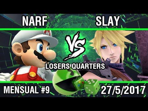 [Gambler #9] Narf (Mario) Vs. Slay (Cloud, Sheik) Losers Quarters - Top 8