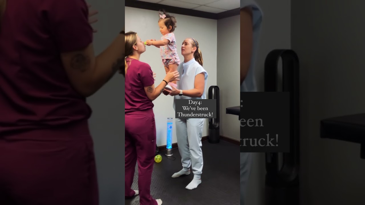 Standing practice: pediatric PT.