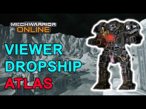 Atlas Push with Viewers and Urbie Minions! - Mechwarrior Online - TTB