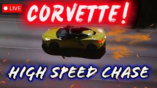 🔴 Breaking: Corvette High-Speed Pursuit on CA-91 Freeway – Anaheim CHP Chase Live