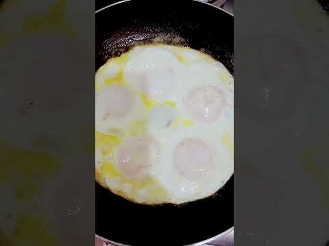 Eggs fried in butter