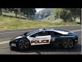 Lamborghini Reventón Hot Pursuit Police AUTOVISTA 5.0 for GTA 5 video 1