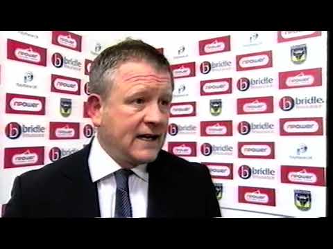 Oxford United 1 Aldershot 1 8th December 2012 Football League Two