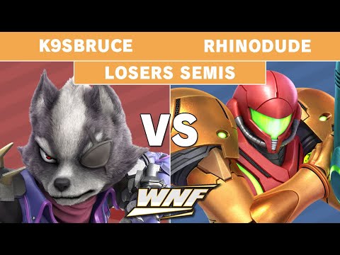 WNF EP3 - K9sBruce (Wolf) vs Rhinodude (Samus) - Losers Semi Finals - Smash Ultimate