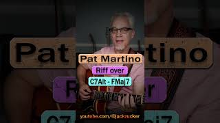 The one Pat Martino riff you need to know. This one is over a C7 - FMaj7.