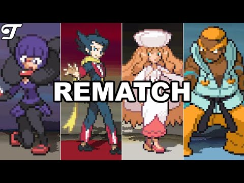 All Elite Four Rematch Battles - ⚫ Pokémon Black & White ⚪