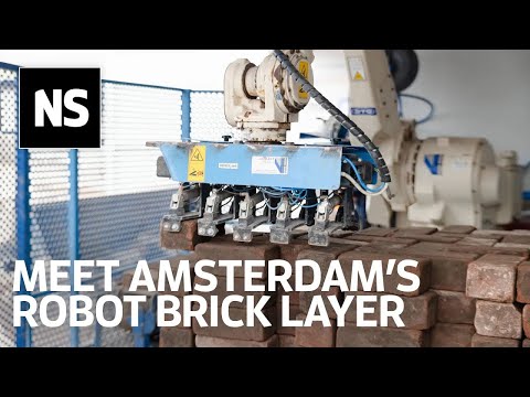 Robots are Laying Bricks in Amsterdam