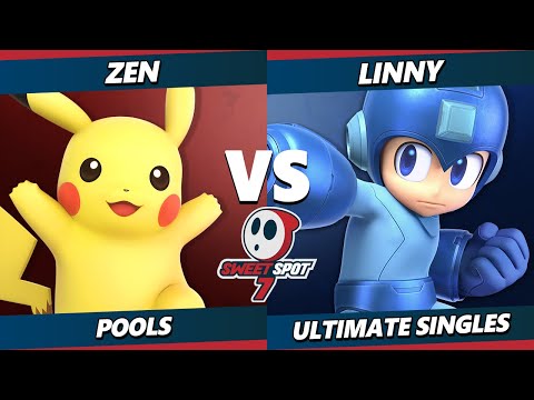 Sweet Spot 7 - Zen (Pikachu) Vs. Linny (Mega Man) SSBU Ultimate Tournament