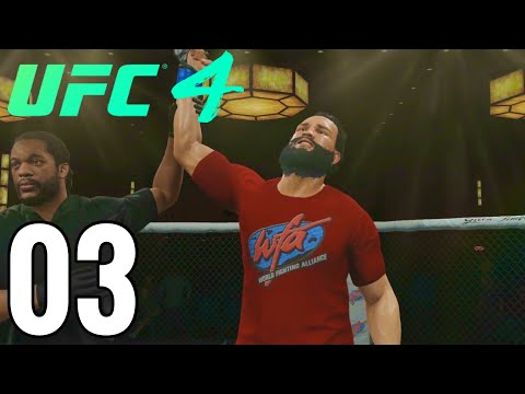 UFC 4 Heavyweight Career Mode Walkthrough Part 3 - ONE SIDED BEATDOWN!