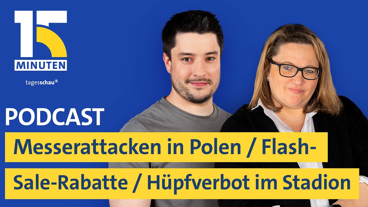 Messerangriffe an Schulen in Polen / Flash-Sale-Rabatte / Hüpfverbot im Stadion