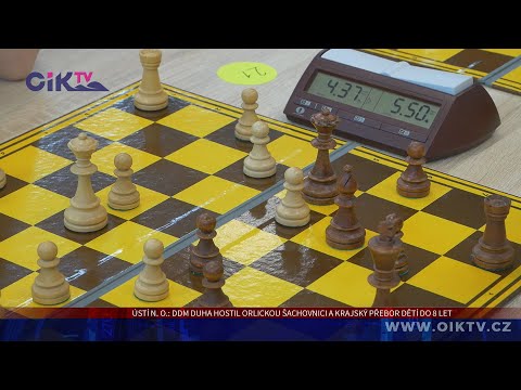Ústí nad Orlicí: DDM Duha hostil Orlickou šachovnici a krajský přebor dětí do 8 let
