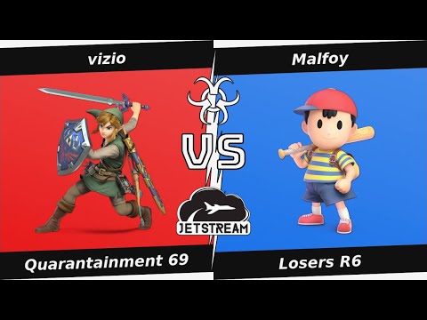 Quarantainment 69 Losers R6 - vizio (Link) Vs Malfoy (Ness) - SSBU