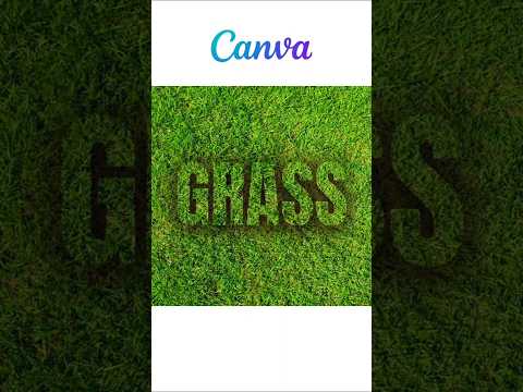 Canva Tutorial Create a Gradient and Overlapping Text Effect with Reflection