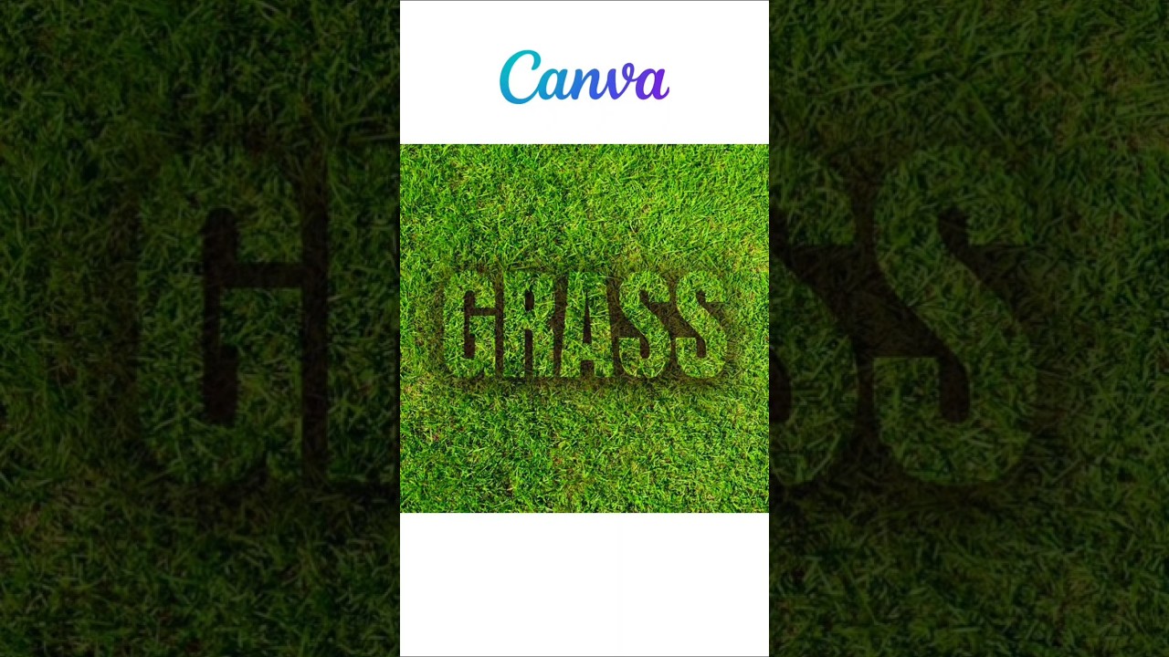Canva Text Effects Transparent Text Tutorial #canva