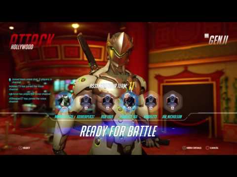 Overwatch - 1080p 60fps - Part 4 - Genji - PS4 Gameplay