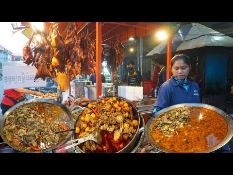 The Famous Site Make & Grill Ducks on The Street @Chhouk Meas - Chicken & Rooster Shop in Cambodia