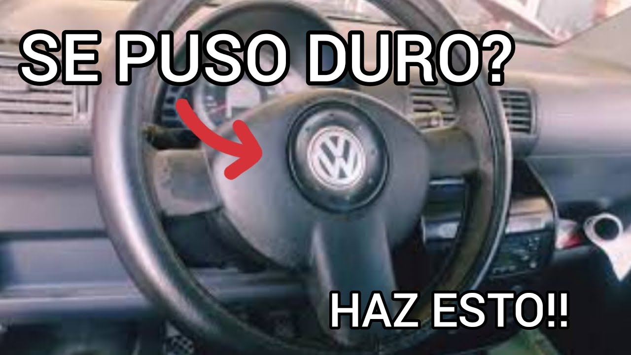 MI VOLANTE está DURO / COMO diagnosticar SISTEMA de DIRECCIÓN!!