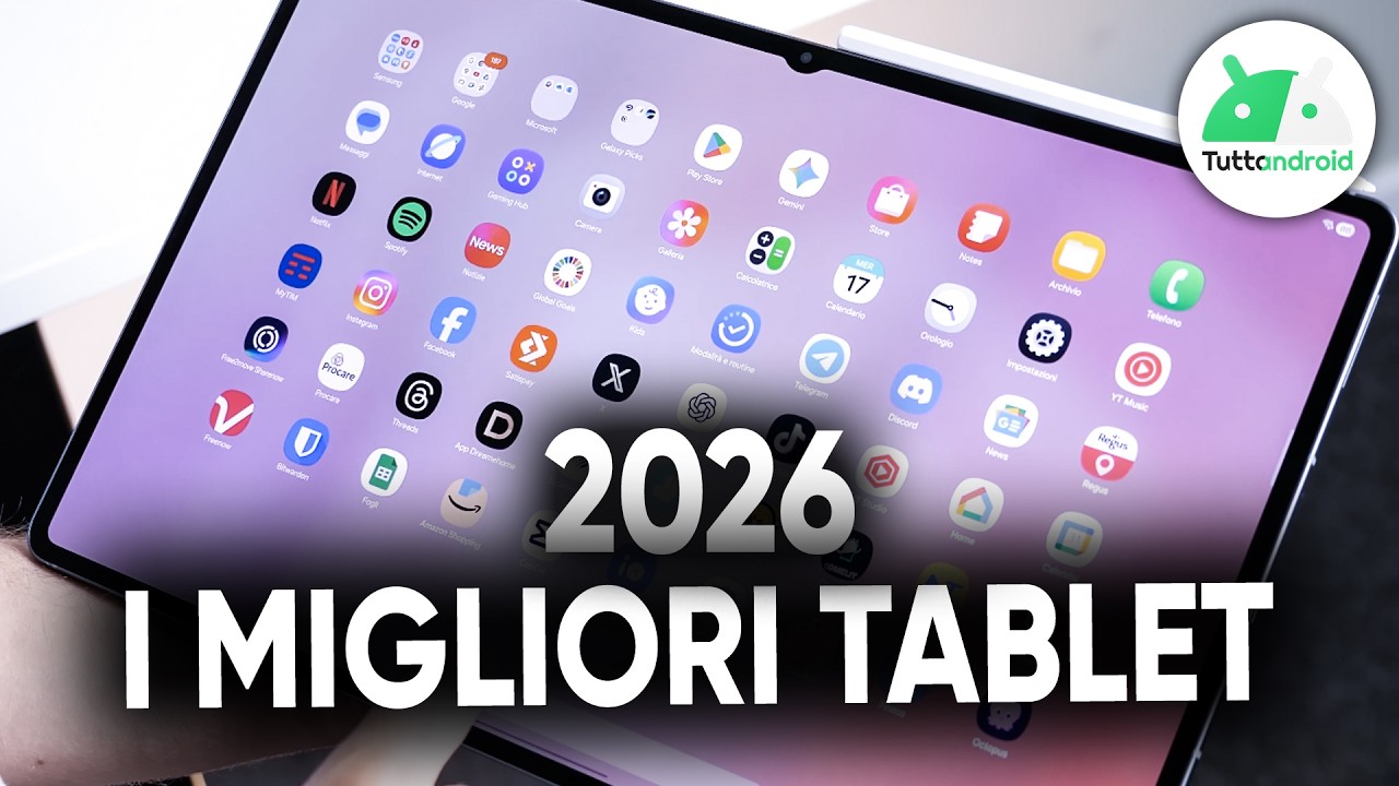 I MIGLIORI TABLET (2026) da acquistare ORA! (TUTTE le fasce di prezzo)