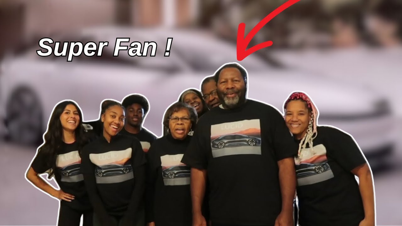 Surprising my dad with a Lucid Air themed birthday party