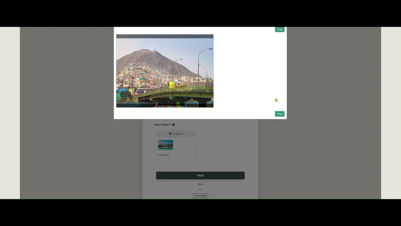 Uploading a Gift walkthrough
