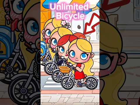 HOW TO MAKE UNLIMITED BIKES IN AVATAR WORLD! 🚴‍♀️♾️ #avatarworld #nina PAZU