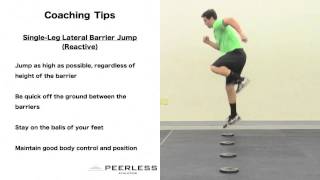 474. Single Leg Lateral Barrier Jump (Reactive)