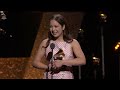 LAUFEY Wins Best Traditional Pop Vocal Album For Bewitched 2024 GRAMMYs Acceptance Speech
