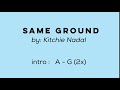 Same Ground - lyrics with chords