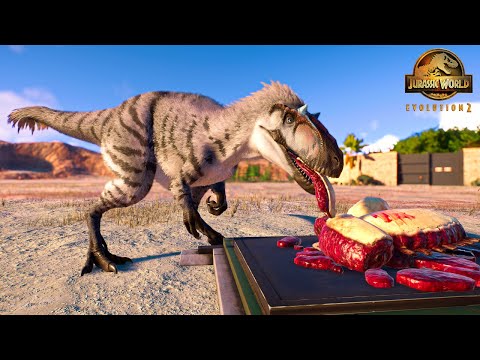 NEW DINOSAUR! YUTYRANNUS vs All Armoured Herbivore Dinosaurs | Feathered Species Pack JWE2