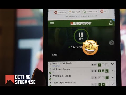 ENSAM vinnare på Europatipset! Följs upp av ny MILJONVINST hos Svenska Spel!