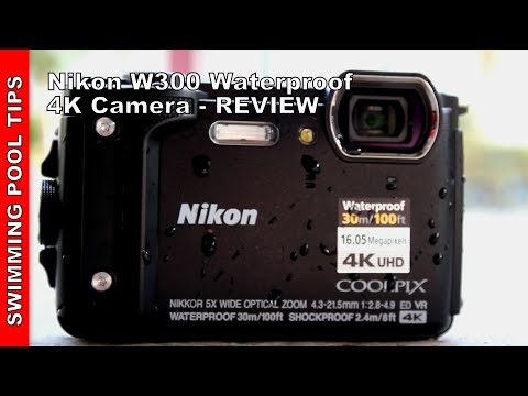 Nikon W300 4K Waterproof  Camera w/ LCD 3" - With No Annoying Fisheye Lens (Uploaded in 4K)