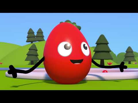 Разноцветные яйца и волшебный паровозик - Котенок Котэ представляет Котэ Геймз