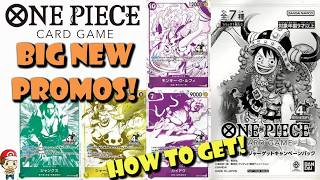 Stunning New 4th Anniversary Promos Revealed! Treasure Get! 4 Emperors! (One Piece TCG News)