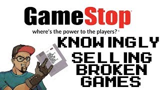 GAMESTOP KNOWINGLY SELLING BROKEN RETRO PRODUCTS!