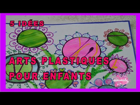 DIY. 5 Idées. Arts Plastiques Pour Enfants!!! // 5 ideas. Crafts For Kids!!