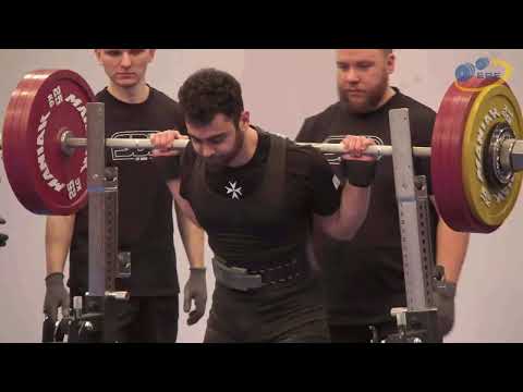 Men Jr 83kg C-group - 2025 European Sub-Junior, Jr & SOI Classic Powerlifting Championships