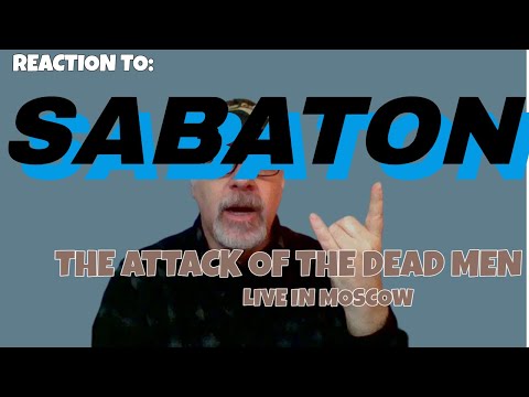 SABATON (ft Radio Tapok) THE ATTACK OF THE DEAD MEN Live In Moscow Reaction Video w/Professor Hiccup