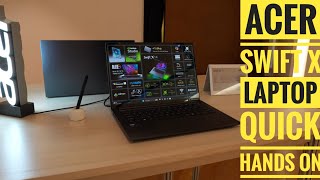 Acer Swift X 14 | Quick Hands-On Impressions #computex2025