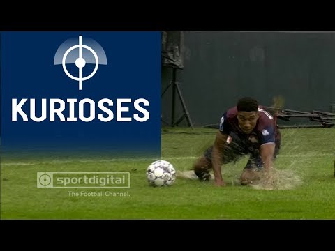 Sittard und Willem II liefern sich Wasserschlacht in der Eredivisie!