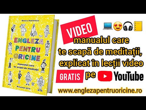 Lecţia # 009 - Prezentarea manualului "Engleza pentru oricine"