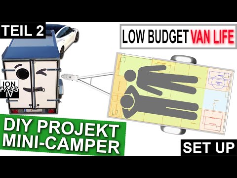 Projekt Mini Camper - TEIL 2 | DIY VanLife im Kofferanhänger–der Low Budget Wohnwagen für das E-Auto