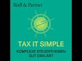 Tax It Simple Komplexe Steuerthemen Gut Erklärt