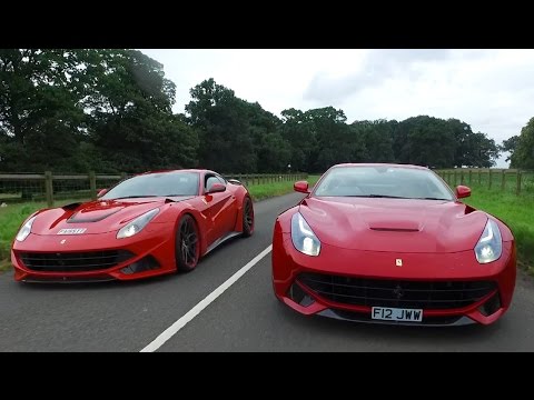 Ferrari F12 vs £500,000 Novitec N-Largo