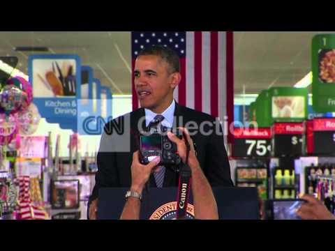 CA:OBAMA - WALMART REMARKS- WALK UP