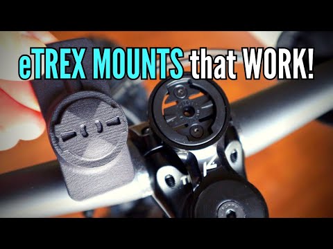 Garmin eTrex mounts + adapters for Bikepacking + MTB that actually work!