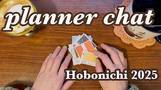 Hobonichi 2025: talking myself out of buying everything | cozy night time planner chat