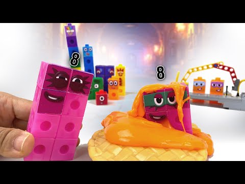 Octoblock to the Rescue (with Octonaughty) : A Numberblocks Story || Keith's Toy Box