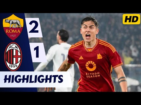 AS Roma vs AC Milan (2-1) | All Goals & Extended Highlights | UEFA Europa League 2023/24