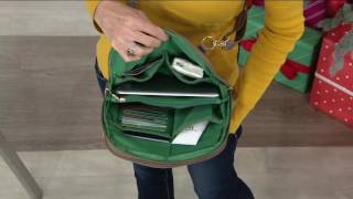 Travelon Anti-Theft Domed Crossbody with RFID on QVC